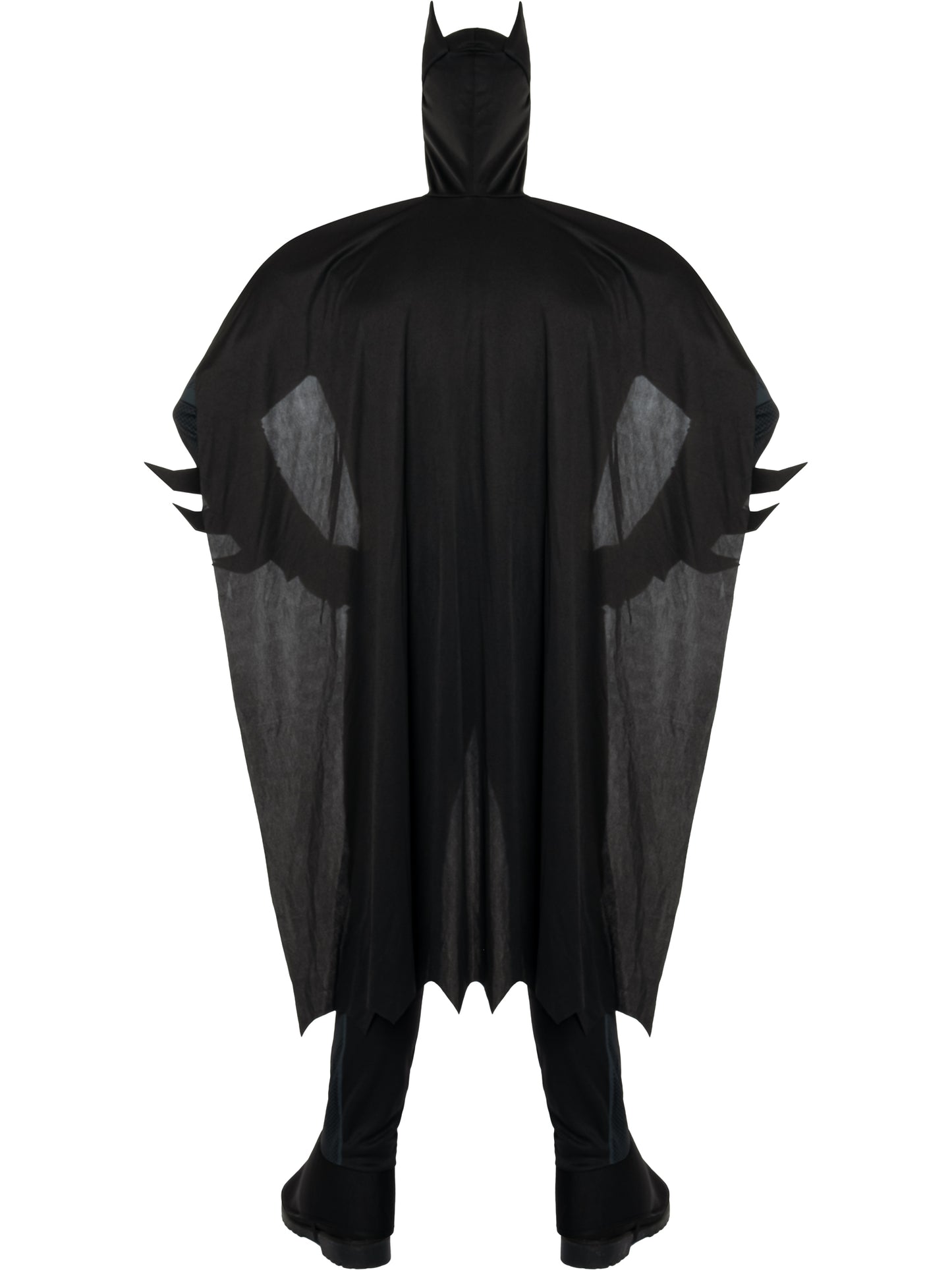 Rubies Batman Deluxe Kostüm für Herren mit Overall, Umhang und Gürtel – Detailansicht