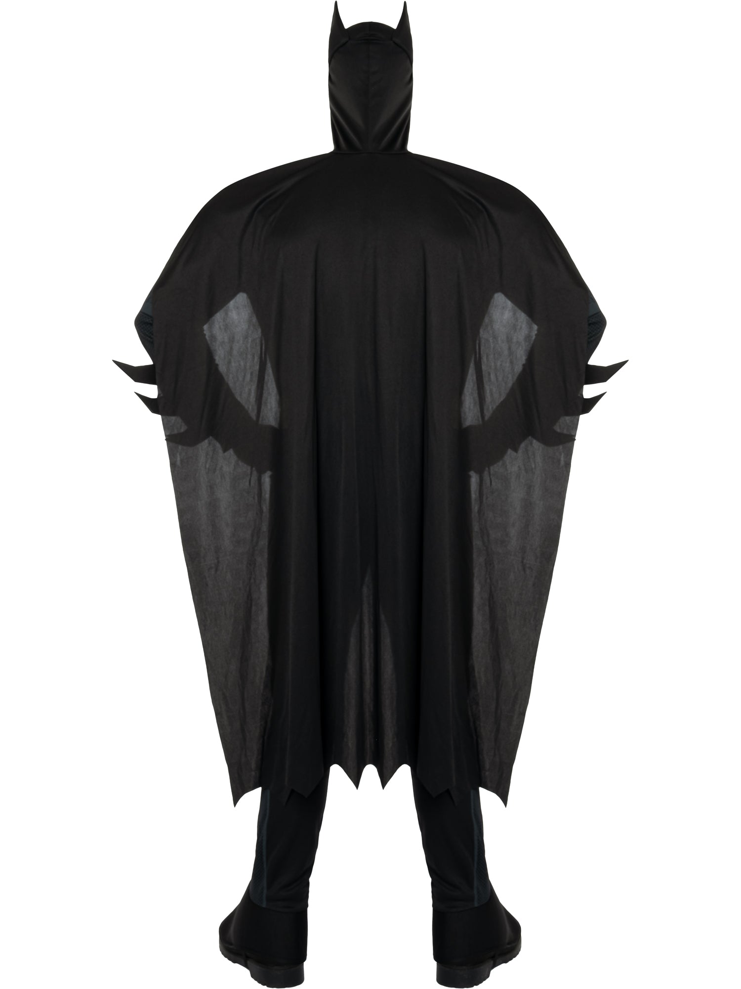 Rubies Batman Deluxe Kostüm für Herren mit Overall, Umhang und Gürtel – Detailansicht