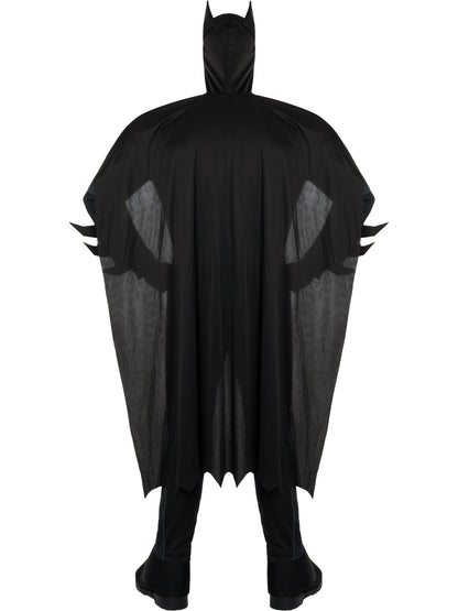 Rubies Batman Deluxe Kostüm für Herren mit Overall, Umhang und Gürtel – Detailansicht
