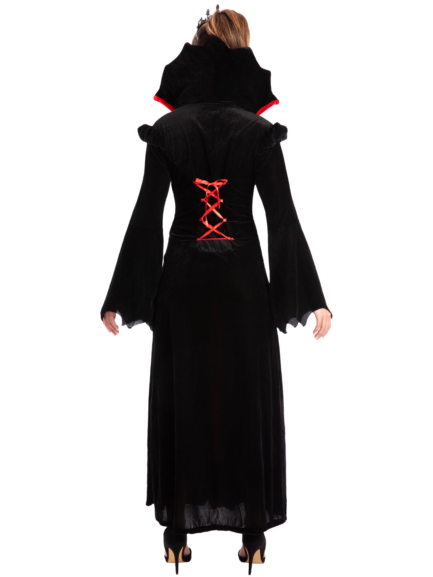 Rubies Queen of the Vampires Kostüm für Damen mit Kleid – Detailansicht