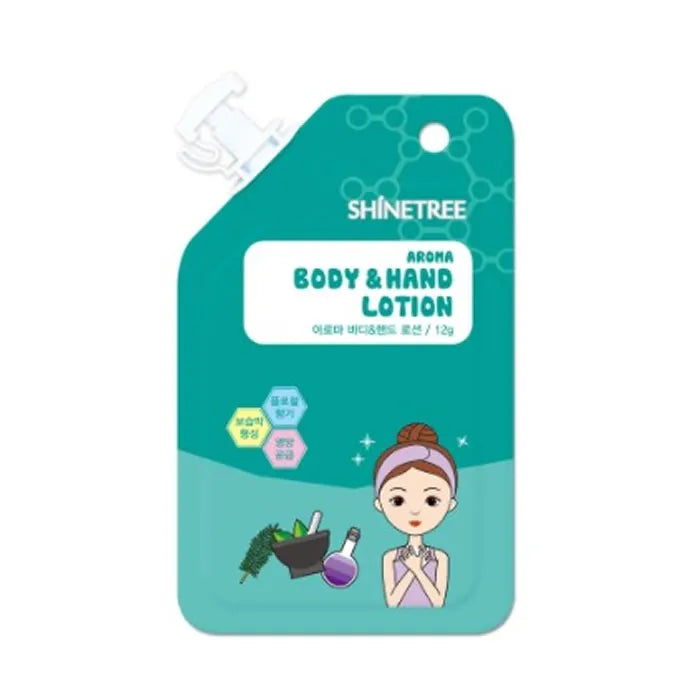 SHINETREE SHINETREE Aroma Body & Hand Lotion 12 ml Pflege für Körper und Hände Bodylotion