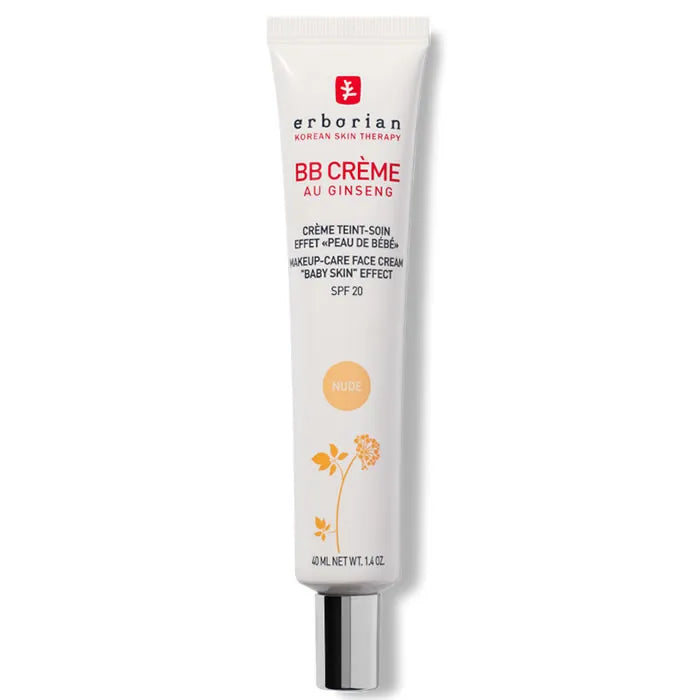 ERBORIAN ERBORIAN BB Crème Au Ginseng Nude SPF 20 40 ml leichte getönte Tagescreme Kosmetik