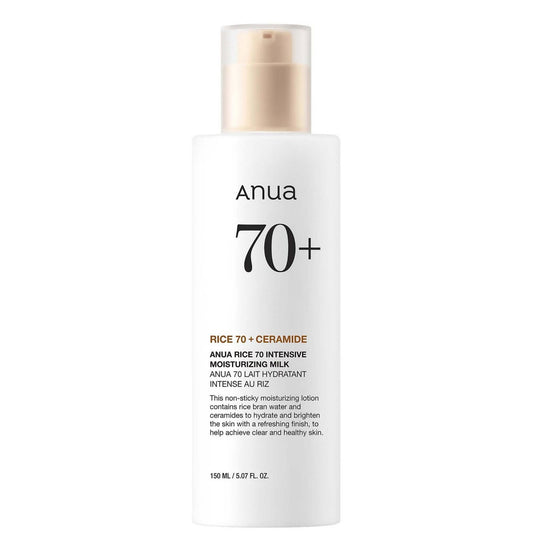 Anua Anua, Rice 70 Glow, Rice, Intensive Hydratation, Milch, Für das Gesicht, 150 ml Regular