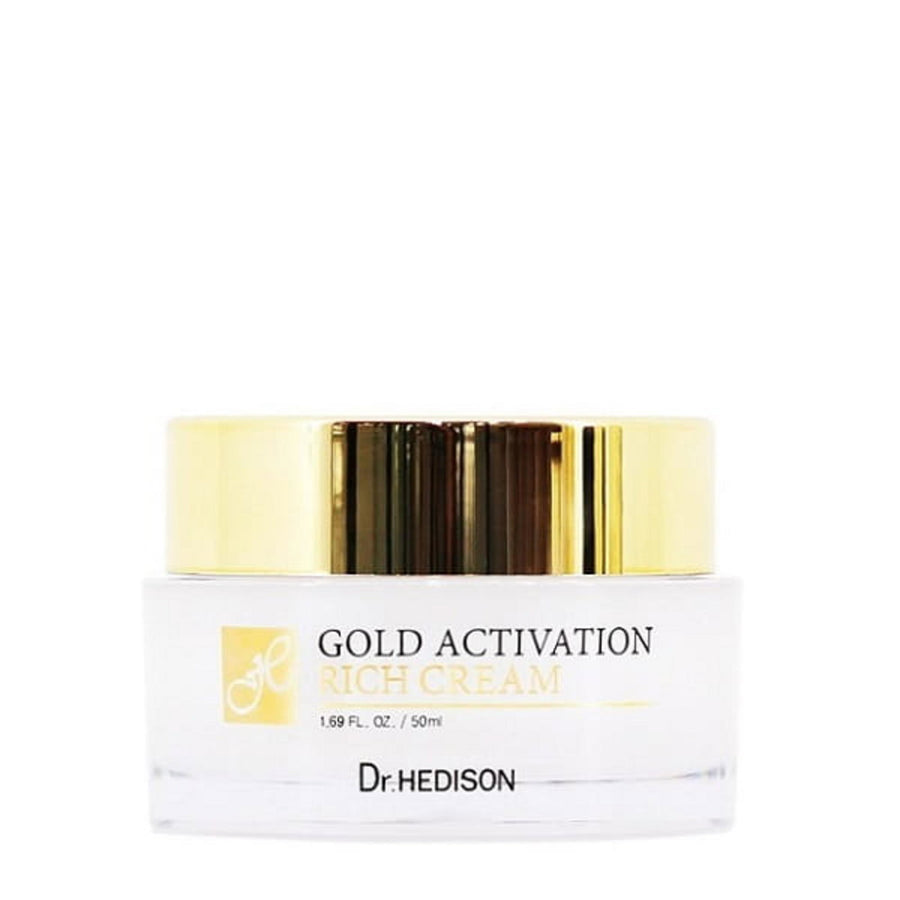 Dr. Hedison Dr. Hedison, Gold Activation, 24K Gold, Anti-Aging, Reichhaltige Creme, Für das Gesicht, 50 ml Regular