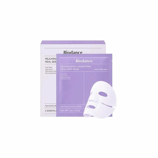 BIODANCE BIODANCE Rejuvenating Caviar PDRN Gesichtsmaske 4 x 34 g Sheet Mask Kosmetik