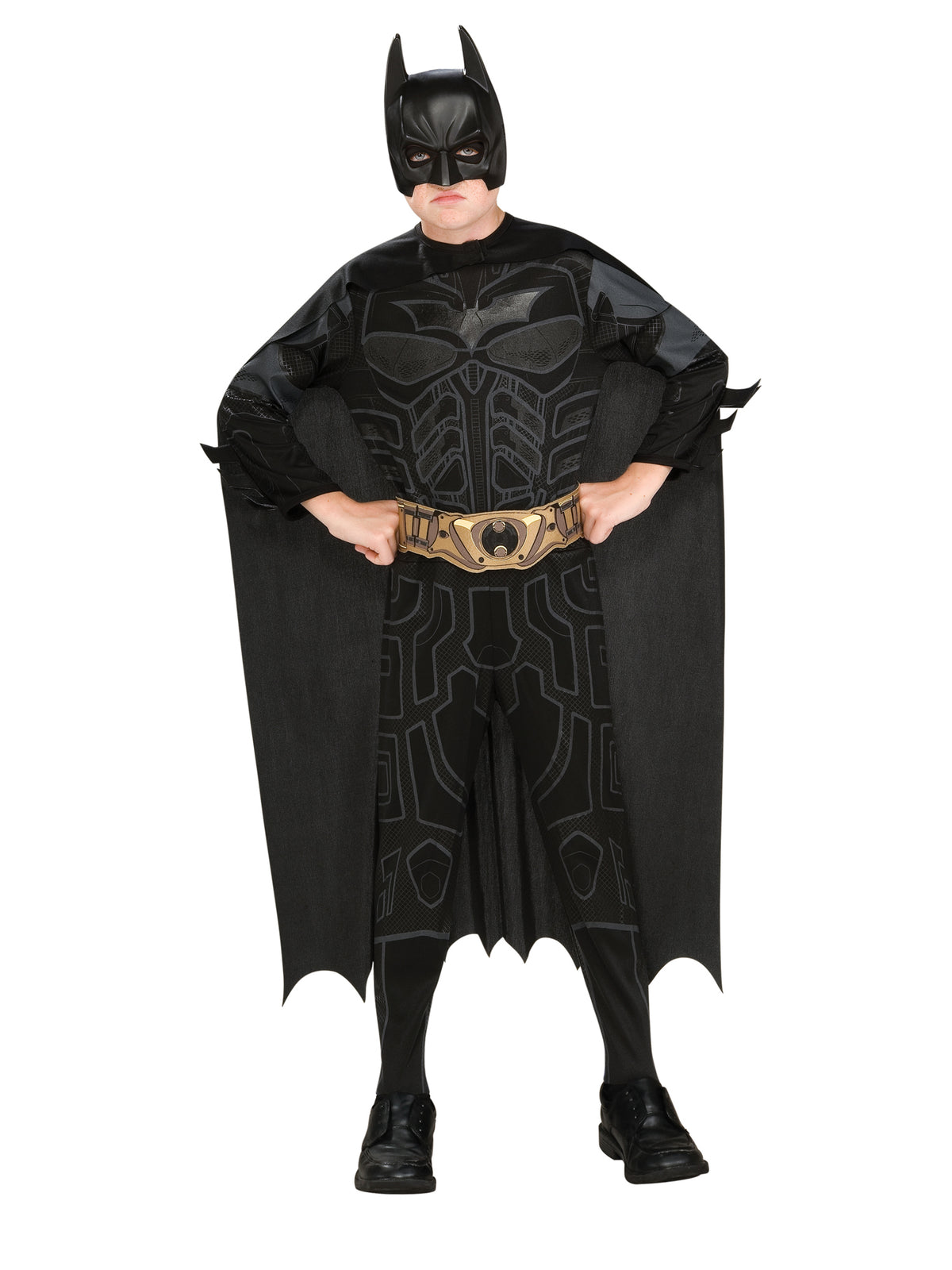 Rubies Batman Kostüm für Jungen mit Overall, Gürtel, Umhang und Maske
