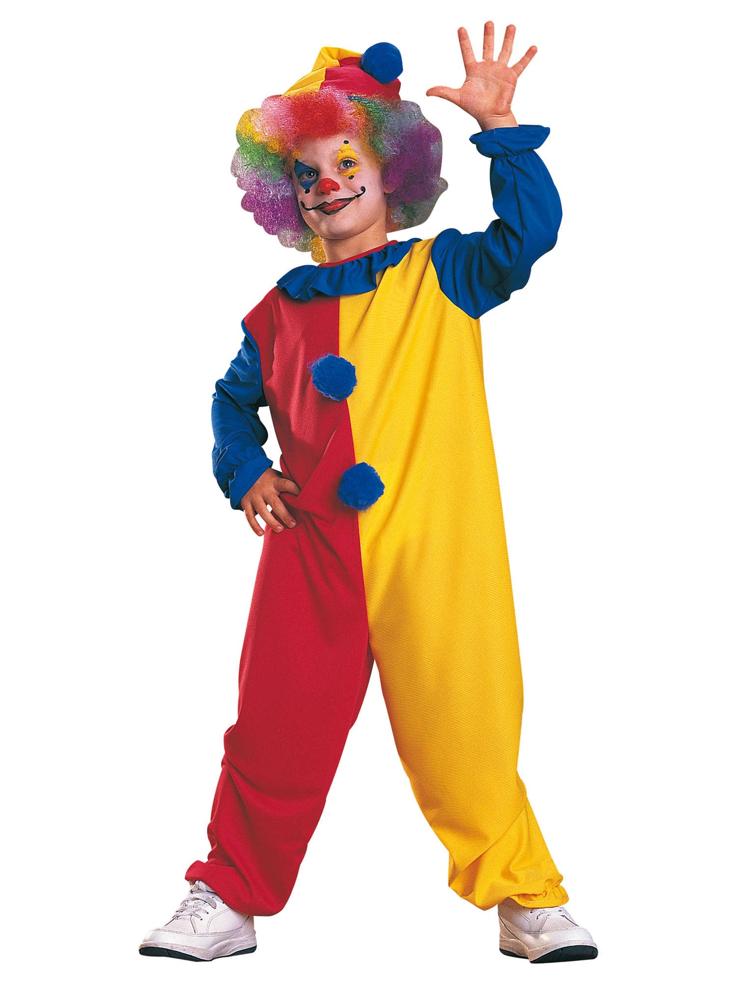 Rubies Clown-Kinderkostüm mit Hut und Overall für Unisex-Kinder
