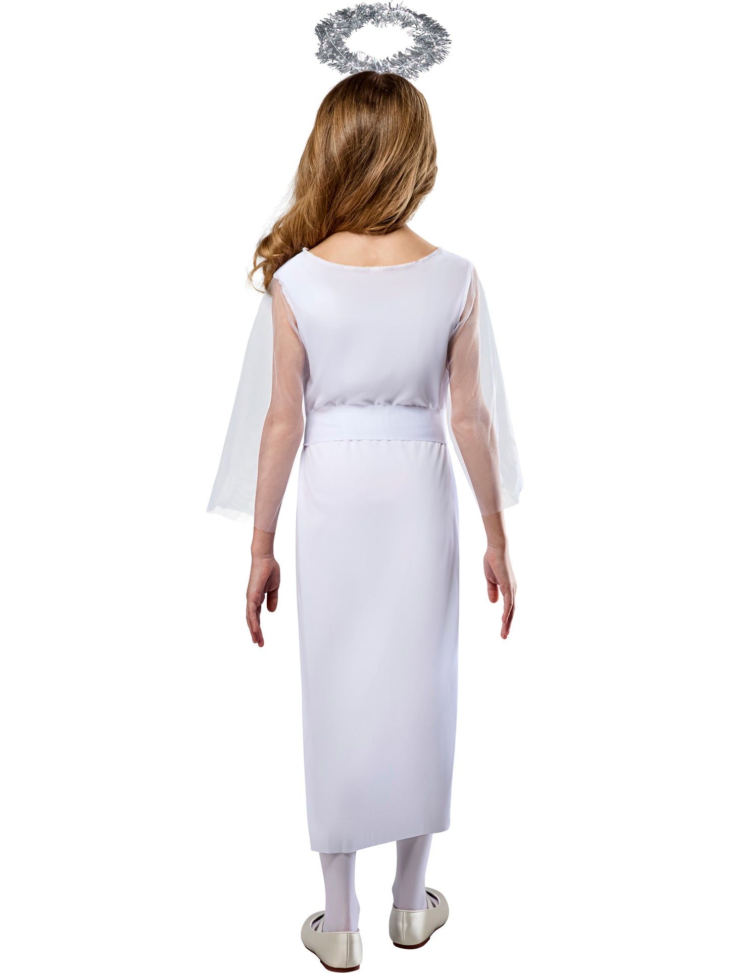 Rubies Angel Kinderkostüm mit Kleid, Heiligenschein und Taillenschärpe – Detailansicht