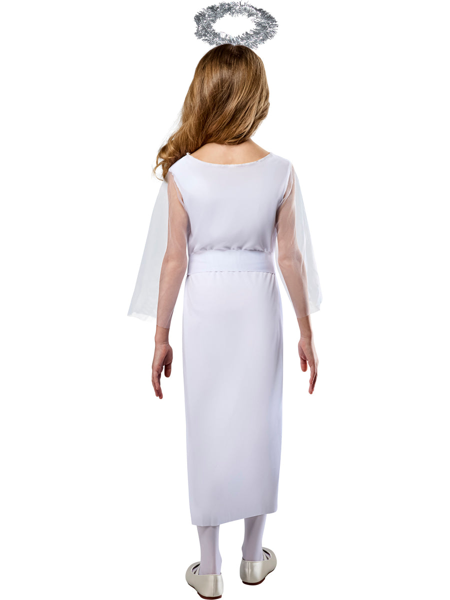 Rubies Angel Kinderkostüm mit Kleid, Heiligenschein und Taillenschärpe – Detailansicht