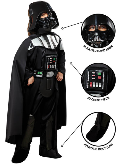 Rubies Darth Vader Deluxe Kinderkostüm für Jungen