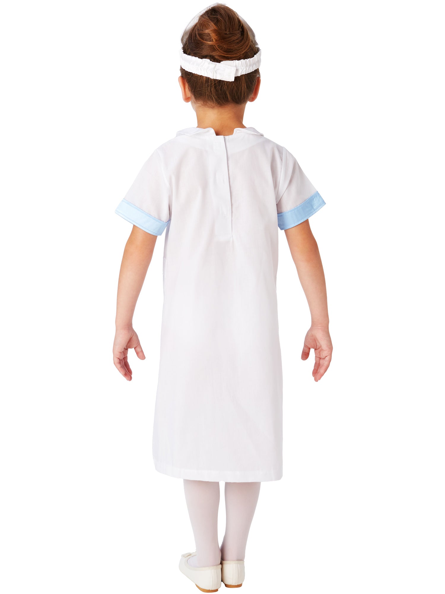Rubies Nurse Kinderkostüm für Mädchen mit Kleid, Headpiece und Tasche – Detailansicht