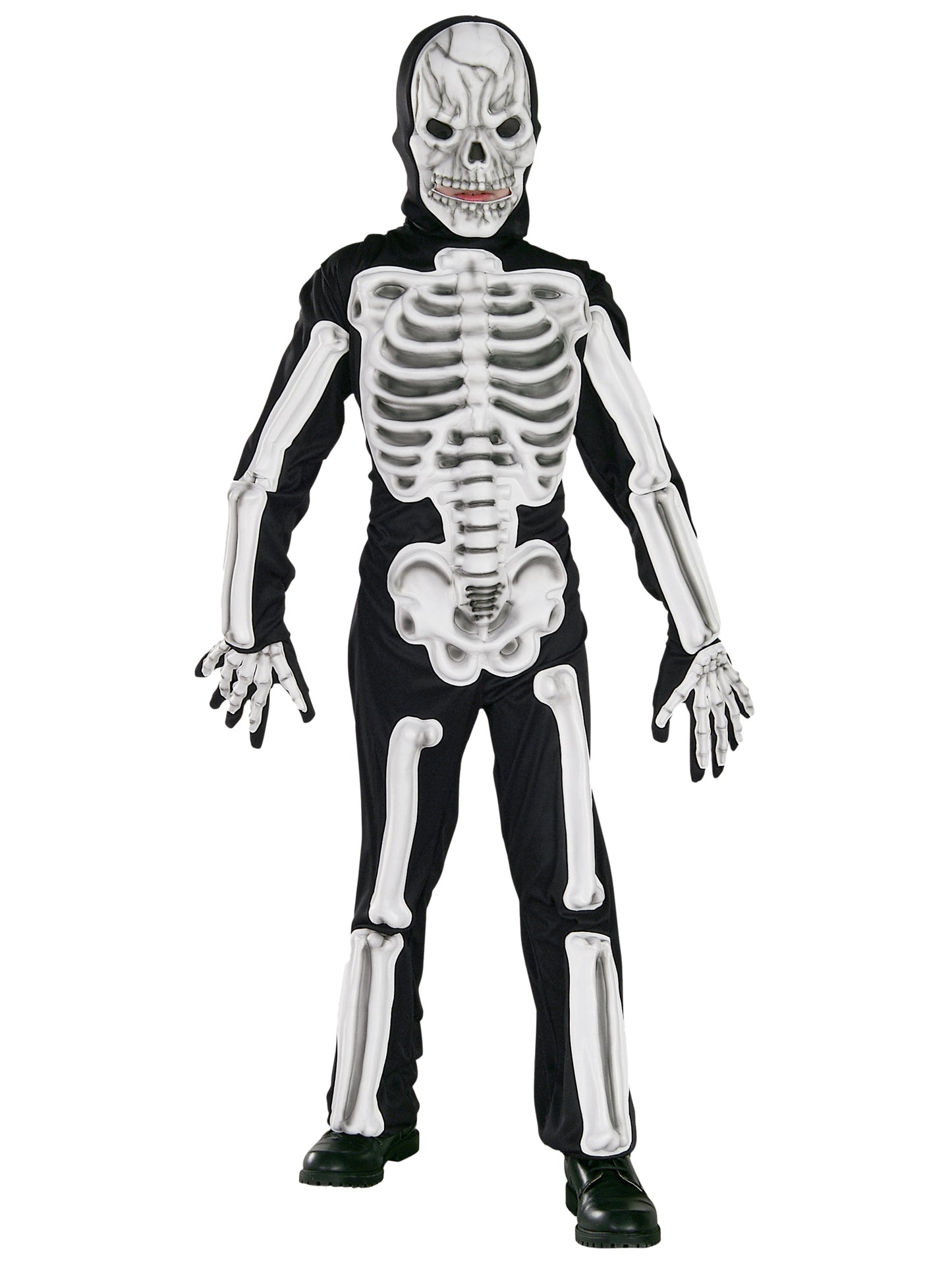 Rubies Muscle Chest Skeleton Kinderkostüm für Jungen mit Maske und Handschuhen
