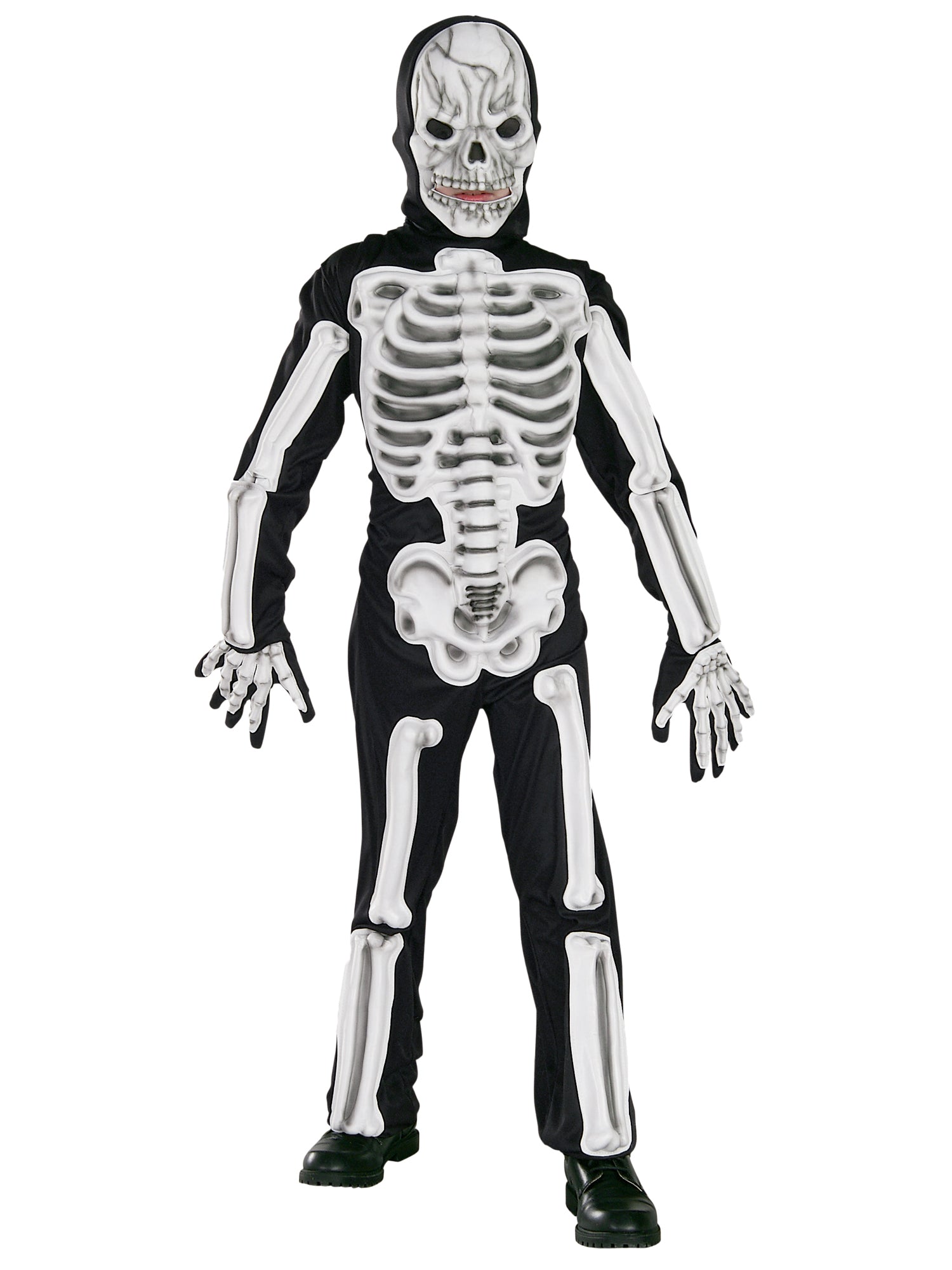 Rubies Muscle Chest Skeleton Kinderkostüm für Jungen mit Maske und Handschuhen