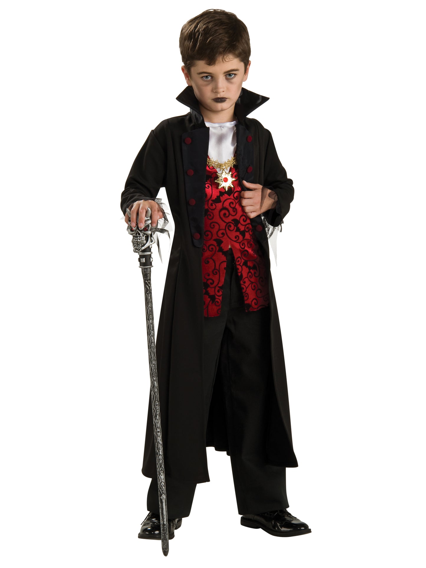 Rubies Royal Vampire Kinderkostüm für Jungen mit Jacke und Medaillon
