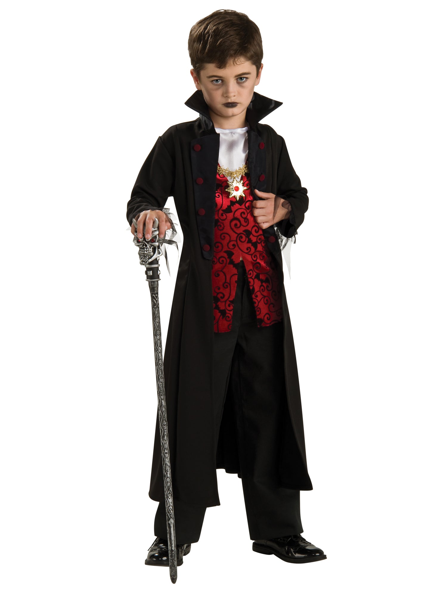 Rubies Royal Vampire Kinderkostüm für Jungen mit Jacke und Medaillon