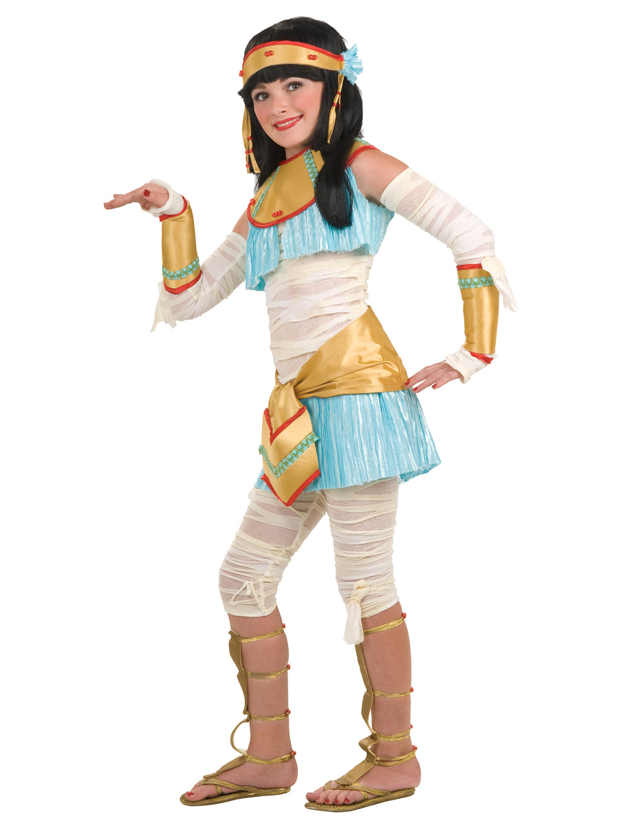 Rubies Egyptian-ista Kinderkostüm für Mädchen mit Overall und Headpiece