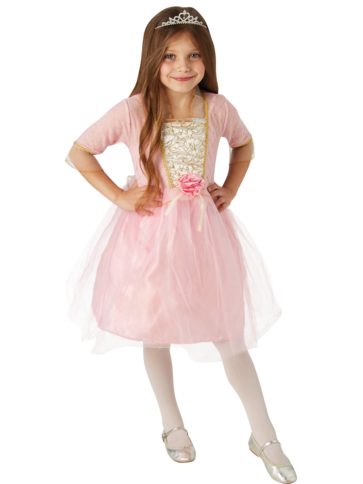 Rubies Twinkler Rose Princess Kinderkostüm mit LED-beleuchtetem Rock – Produktansicht
