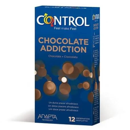 CONTROL CONTROL Kondome Chocolate Flavour 12 Stück Geschmackskondome mit Schokoladengeschmack Kosmetik