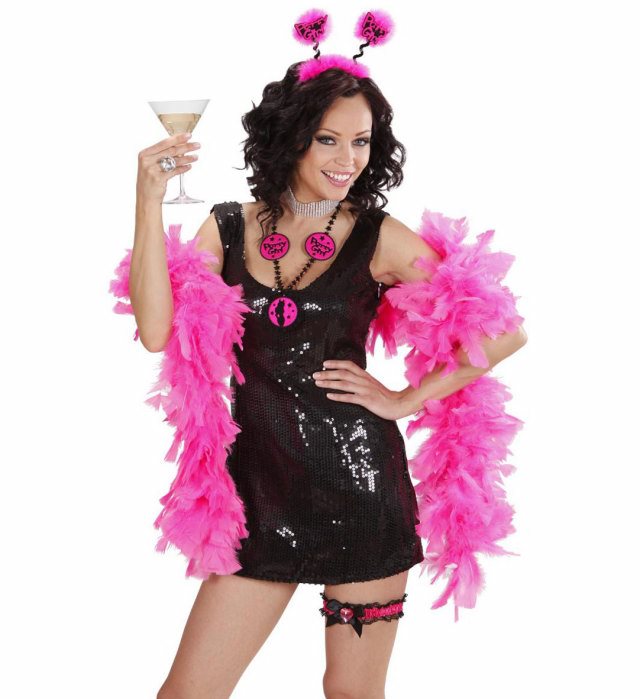 Kette Party Girl als Accessoire für Fasnacht und Mottoparty