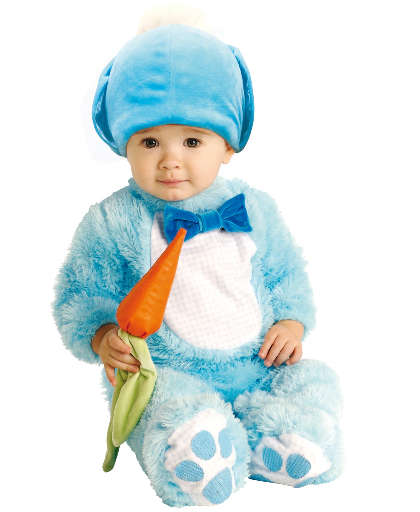 Rubies BUNNY Kinderkostüm «Handsome Lil' Wabbit» mit Overall und Hasenohren – Produktansicht