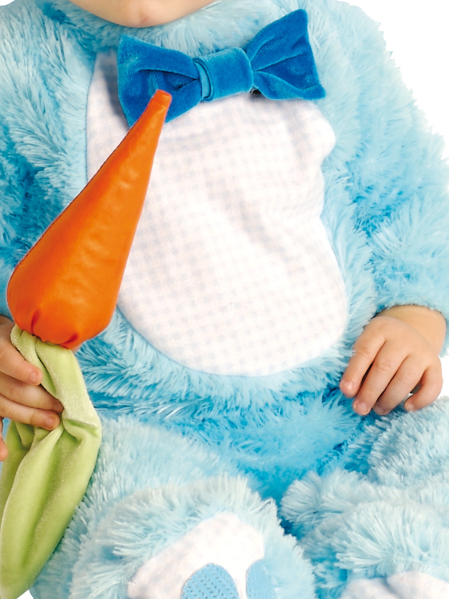 Rubies BUNNY Kinderkostüm «Handsome Lil' Wabbit» mit Overall und Hasenohren – Detailansicht