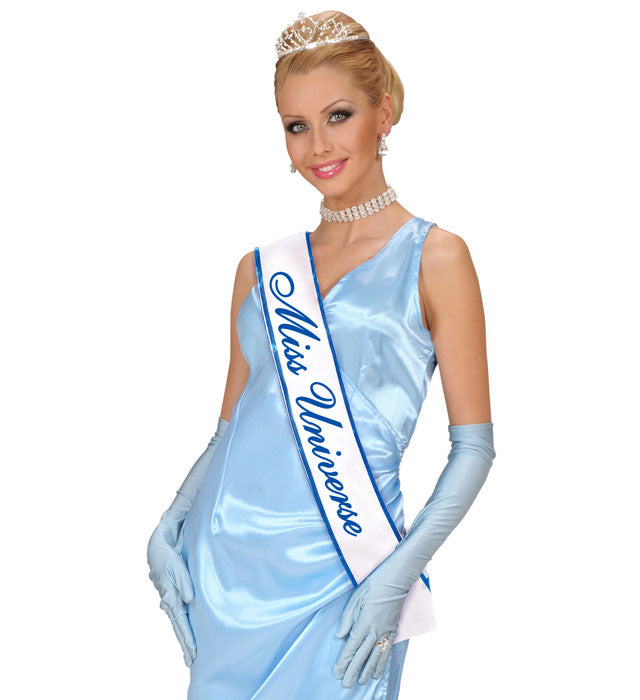Elegante Satin-Schärpe als Accessoire für Fasnacht und Mottoparty