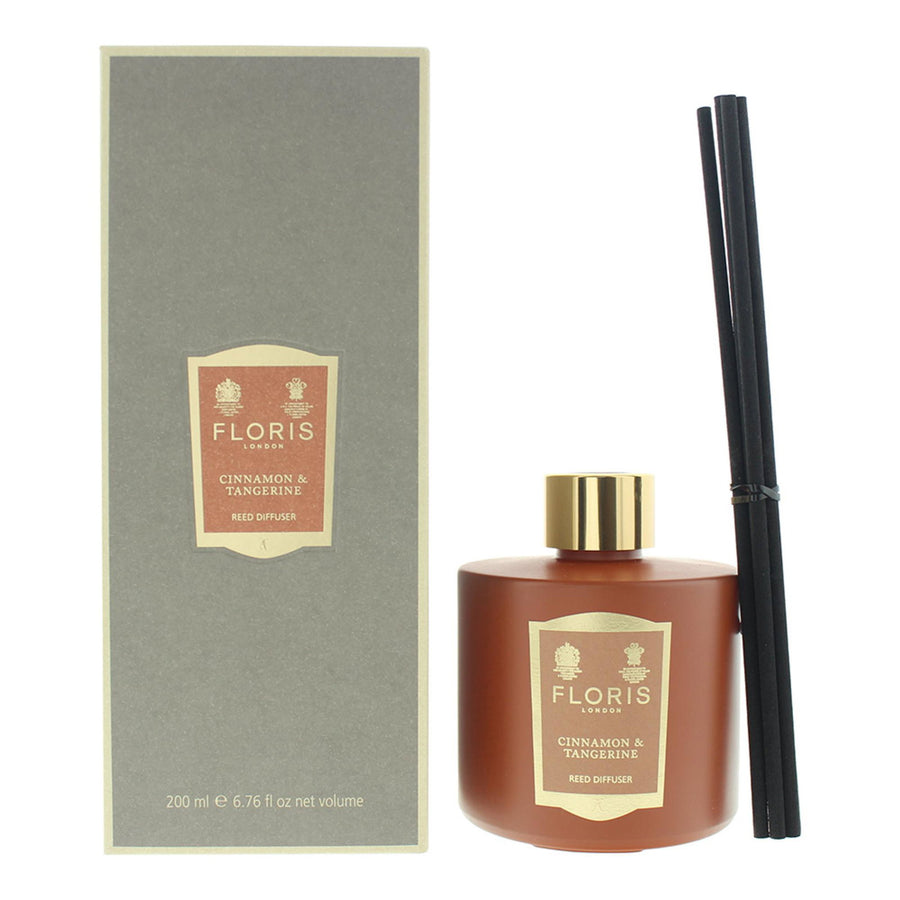Floris Of London Floris Of London, Cinnamon & Tangerine, Schilf, Aroma-Rattanstäbchen-Diffusor, Braun, 200 ml Regular