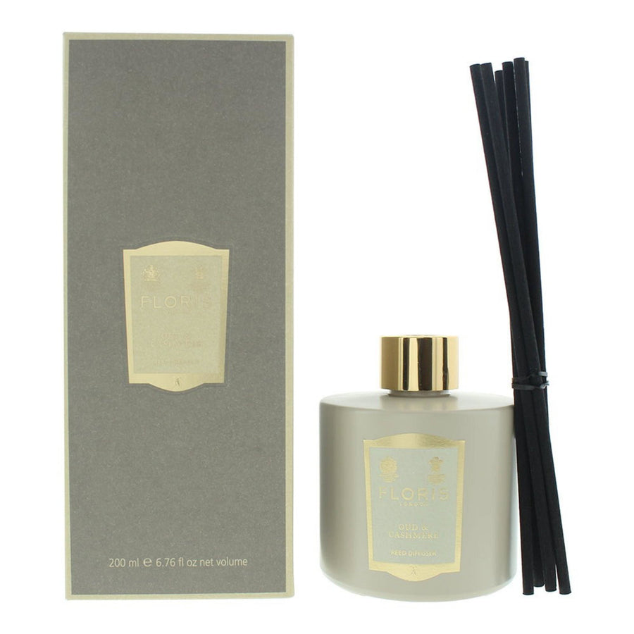 Floris Of London Floris Of London, Oud And Cashmere, Schilfdiffusor, Aroma-Rattanstäbchen-Diffusor, 200 ml Regular