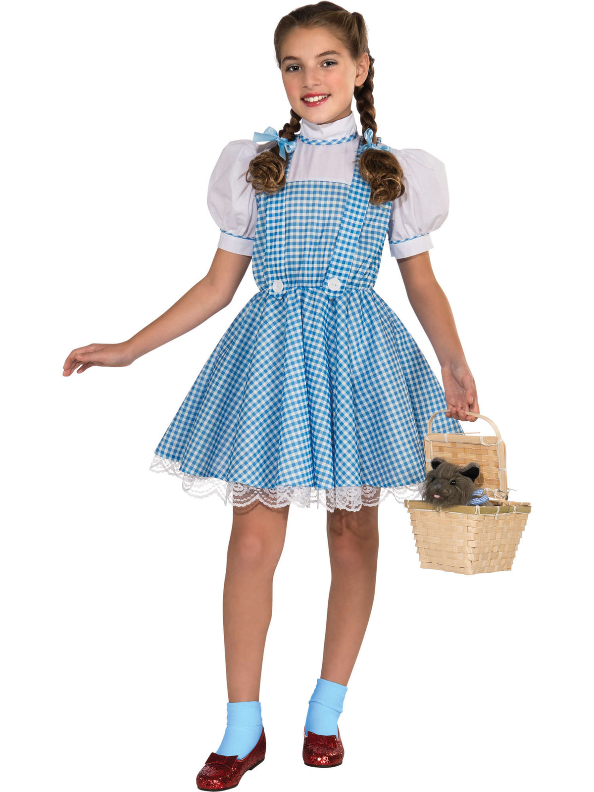 Rubies Dorothy Kostüm für Mädchen mit Kleid und Haarbändern