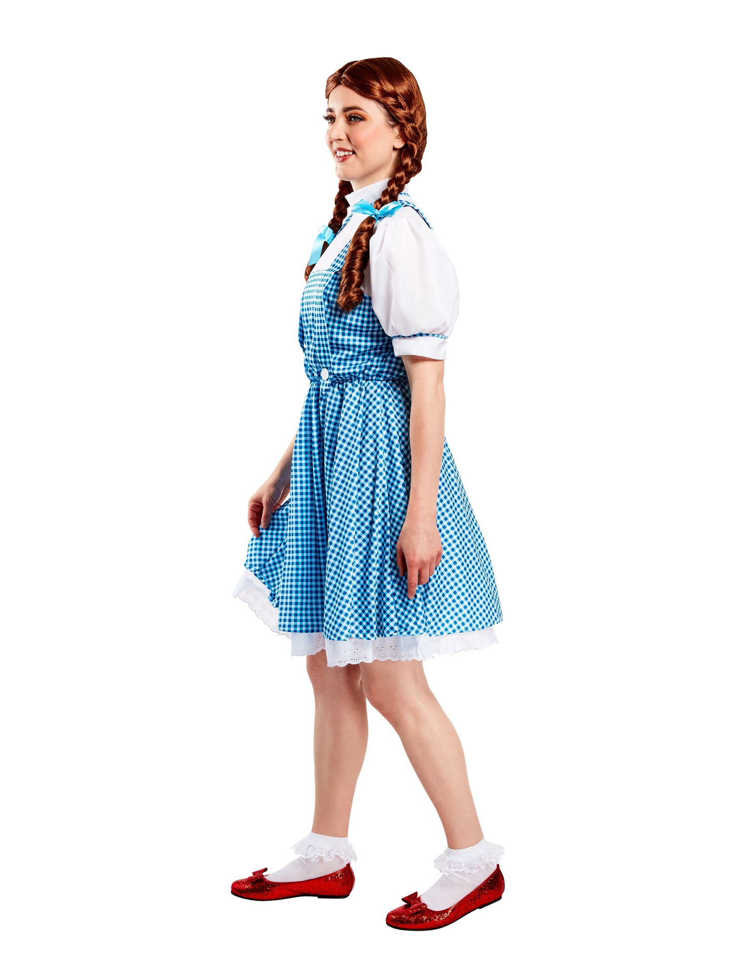 Rubies Dorothy Kostüm für Damen und Erwachsene Wizard of Oz – Seitenansicht