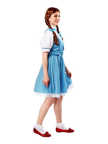 Rubies Dorothy Kostüm für Erwachsene mit Kleid aus Wizard of Oz – Rückansicht