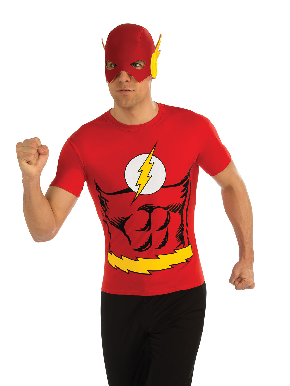 Rubies Flash (DC) The Flash Costume Top Male - Mens Kostüm für Erwachsene für Herren