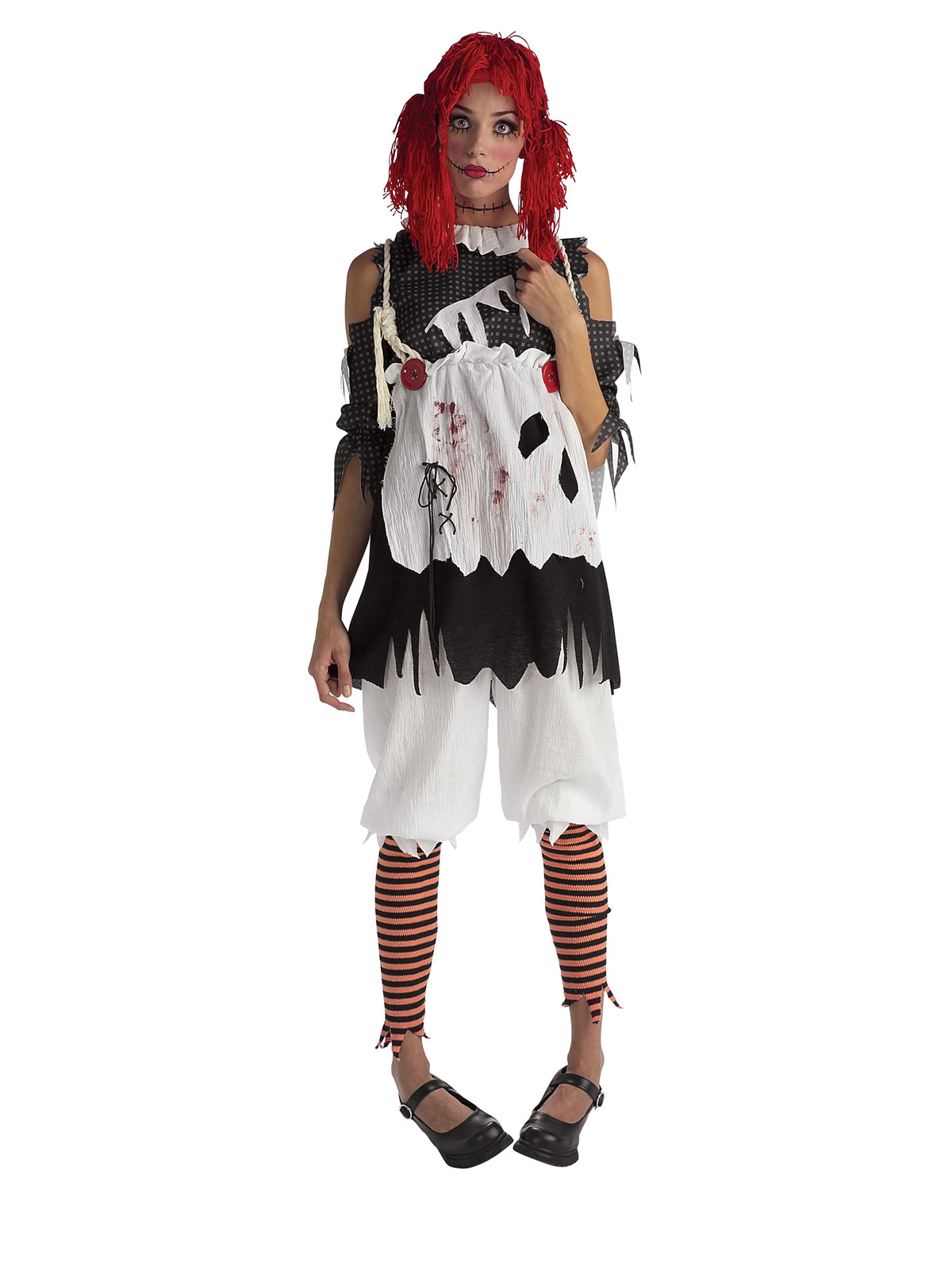 Rubies RAGDOLL GIRL Kostüm für erwachsene Damen mit Top, Hose und Perücke