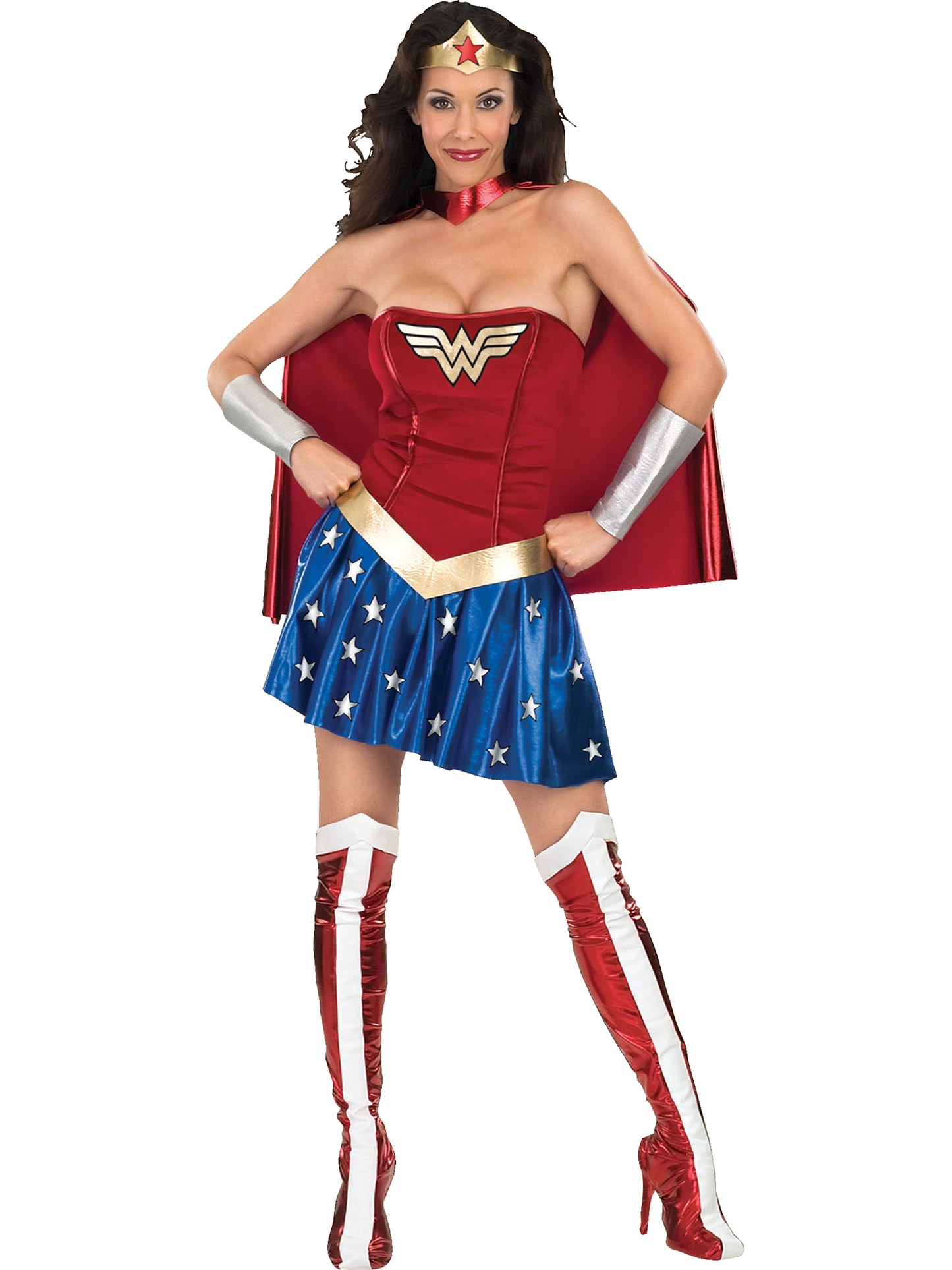 Wonder Woman Secret Wishes Damenkostüm von Rubies für Erwachsene – Produktansicht