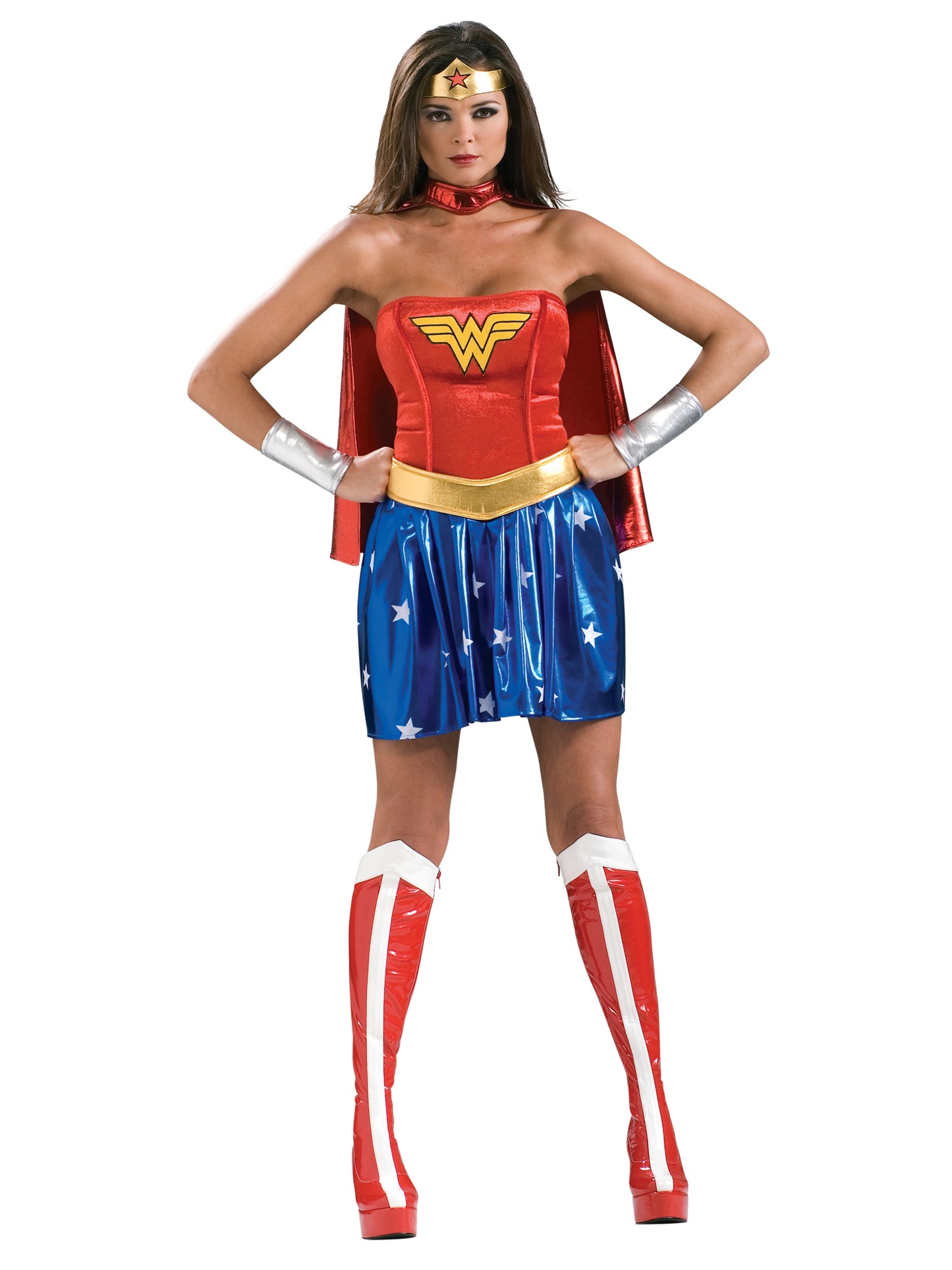 Wonder Woman Secret Wishes Damenkostüm von Rubies für Erwachsene – Detailansicht