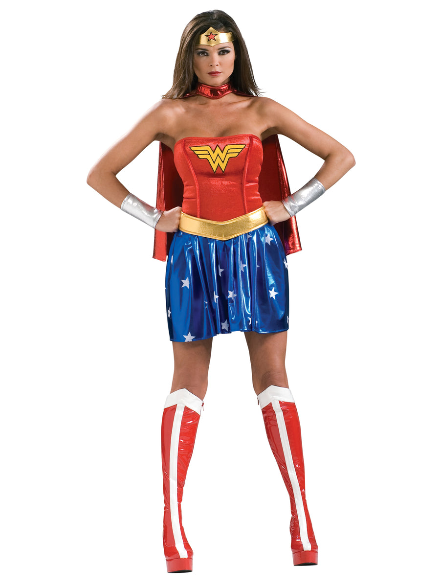 Wonder Woman Secret Wishes Damenkostüm von Rubies für Erwachsene – Detailansicht