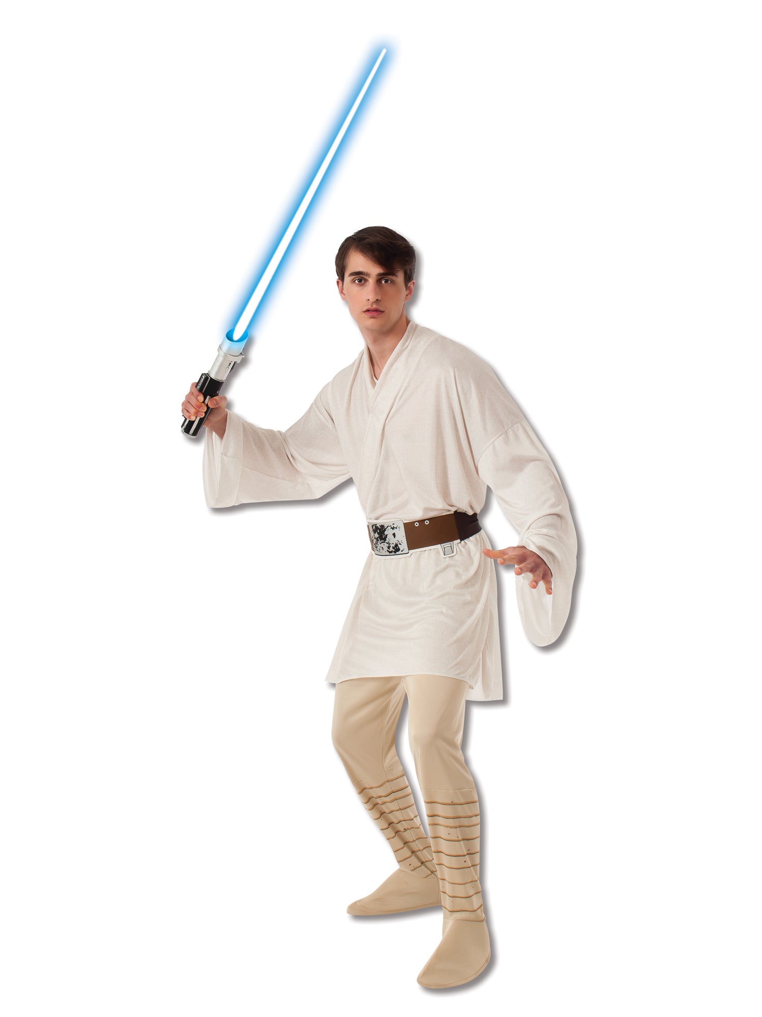 Rubies Star Wars Luke Skywalker Kostüm für Herren mit Tunika, Hose und Gürtel