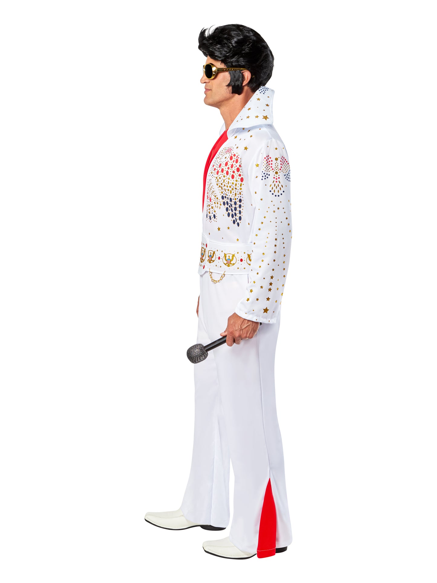 Elvis Deluxe Kostüm für Herren von Rubies – Seitenansicht
