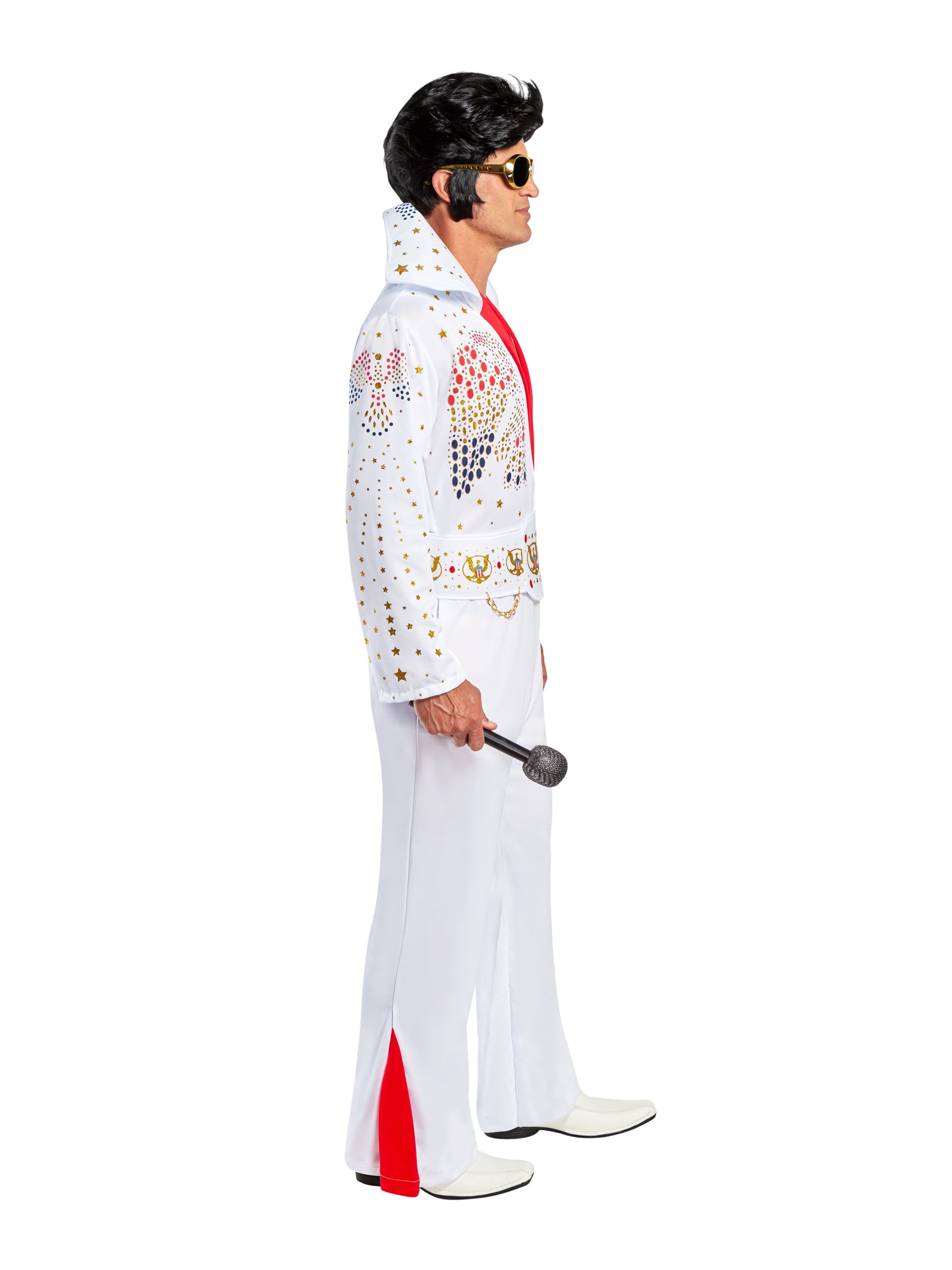 Elvis Deluxe Kostüm für Herren von Rubies – Rückansicht