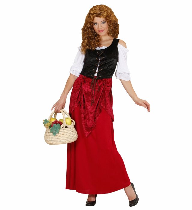 GASTWIRTIN Kostümkleid für Fasnacht und Karneval in traditionellem Stil