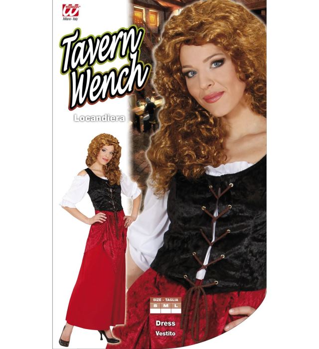 GASTWIRTIN Kostümkleid für Fasnacht und Karneval in traditionellem Stil