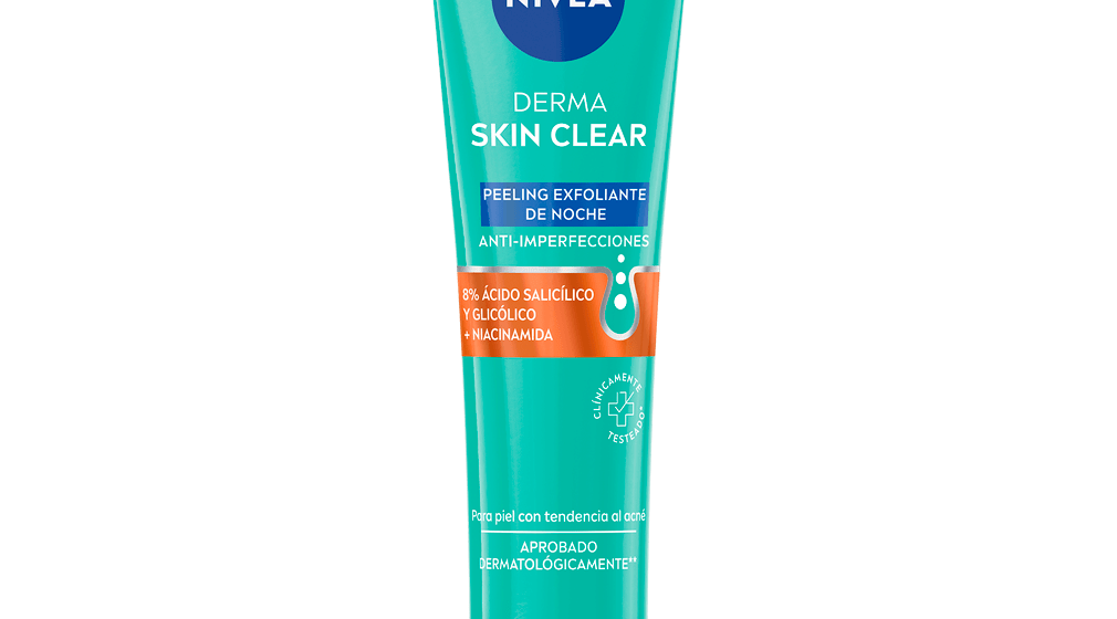 NIVEA Derma Peeling Exfoliante Noche mit Salicylsäure und Glykolsäure, 40 ml