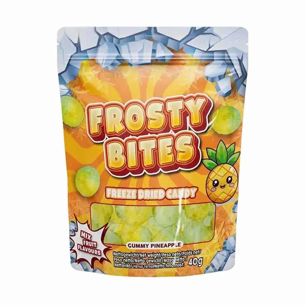 Frosty Bites gefriergetrocknete Ananas Freezed Dried Candy – Produktansicht – Produktansicht