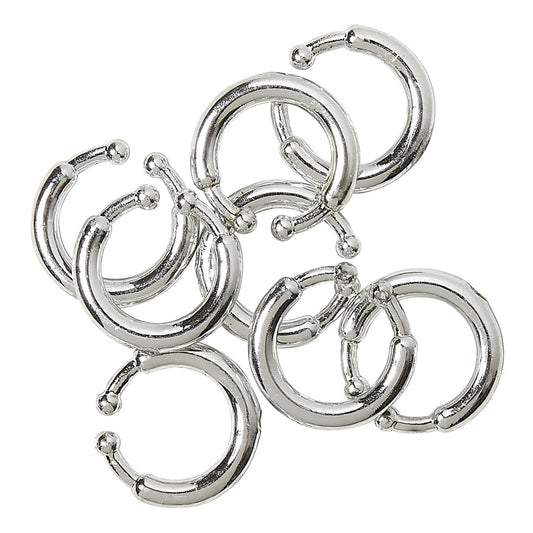 8er Set "CLIP PIERCINGS" – Vorderansicht