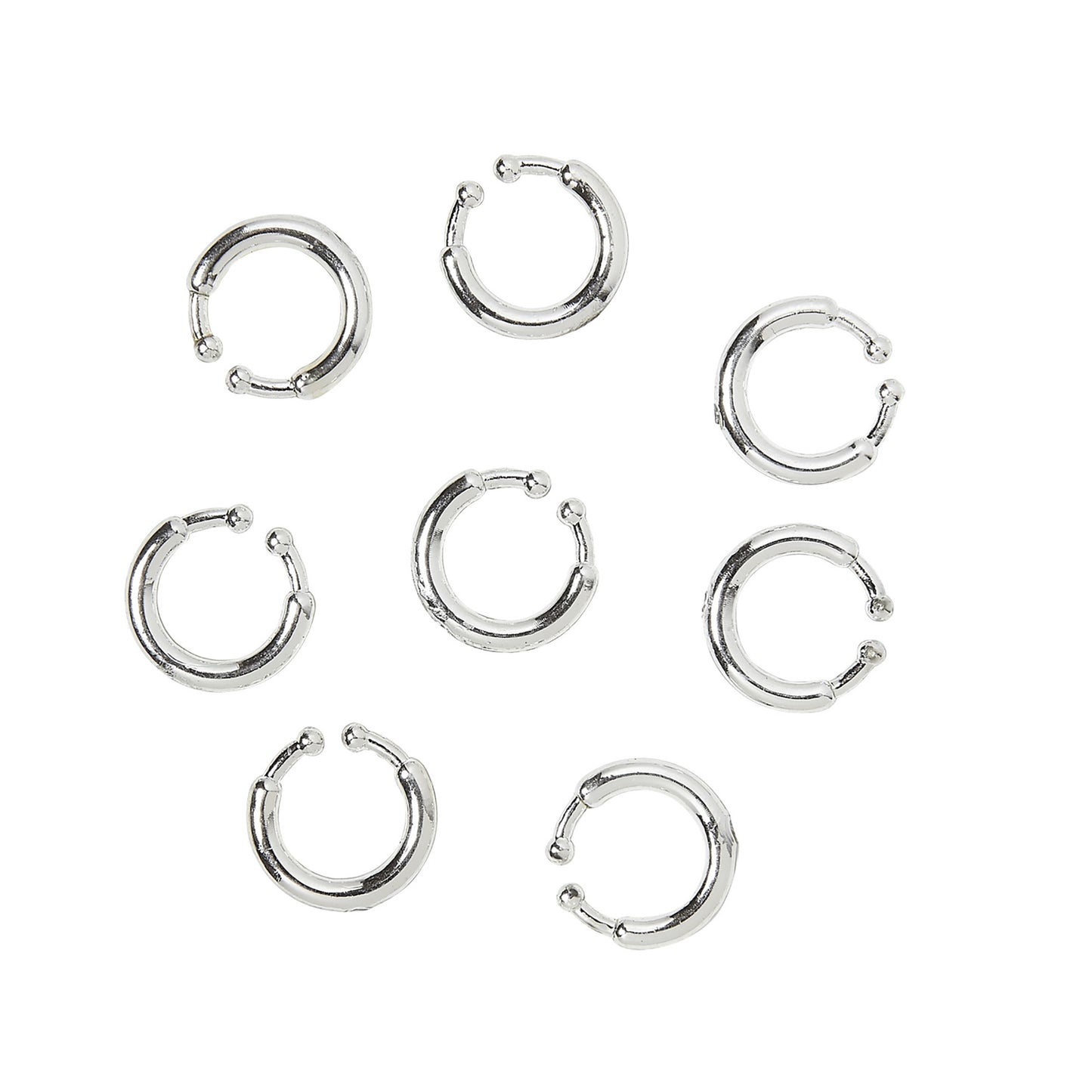 8er Set "CLIP PIERCINGS" – Detailansicht
