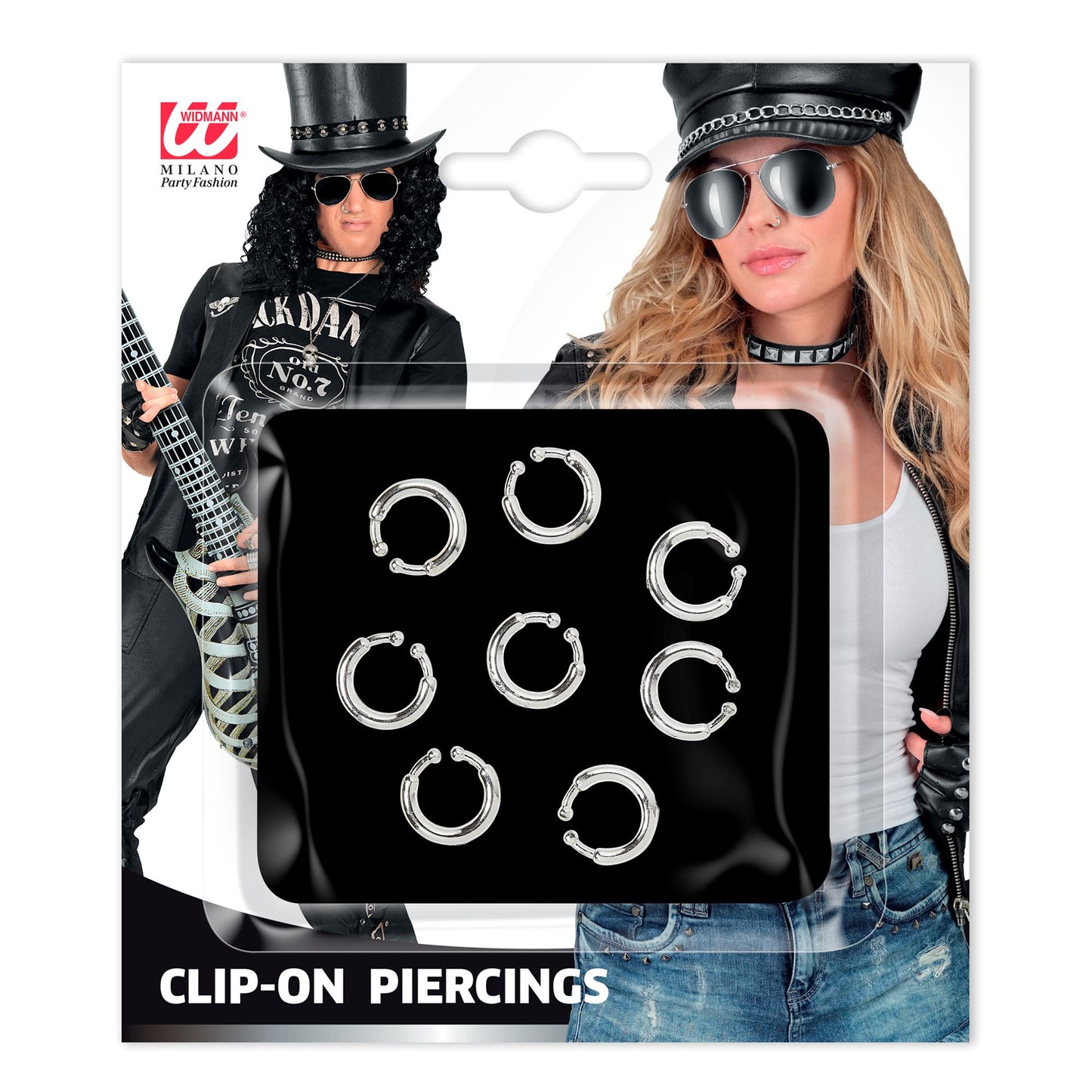 8er Set "CLIP PIERCINGS" – Ansicht 3