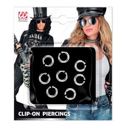8er Set "CLIP PIERCINGS" – Ansicht 3