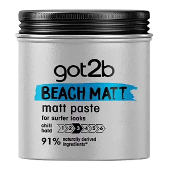 SCHWARZKOPF SCHWARZKOPF Got2b Beach Matt Paste Surfer Look 100 ml Haarstyling Paste Kosmetik