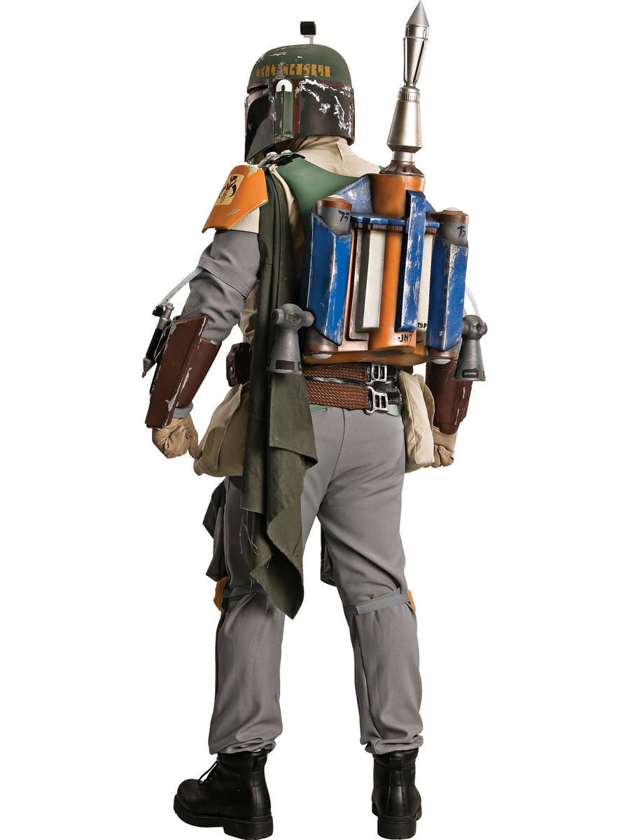 Rubies Supreme Edition Boba Fett Kostüm für Erwachsene mit Helm und Jetpack – Produktansicht
