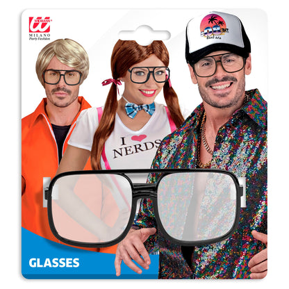 "90er JAHRE HIP HOP BRILLE MIT TRANSPARENTEN GLÄSERN" – Detailansicht